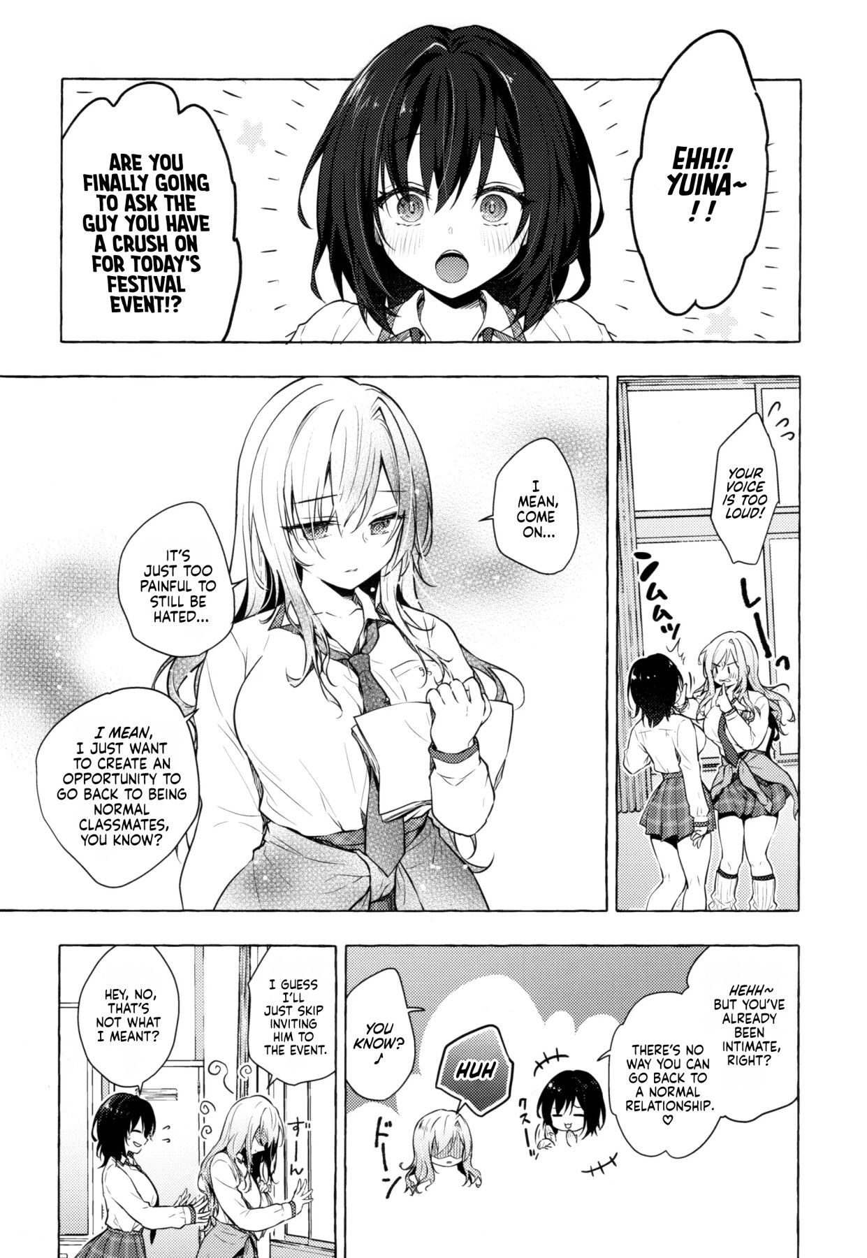 Hentai Manga Comic-Sex with the Gyaru Yuina-chan 3 -My crush is blushing because of me!?--Read-5